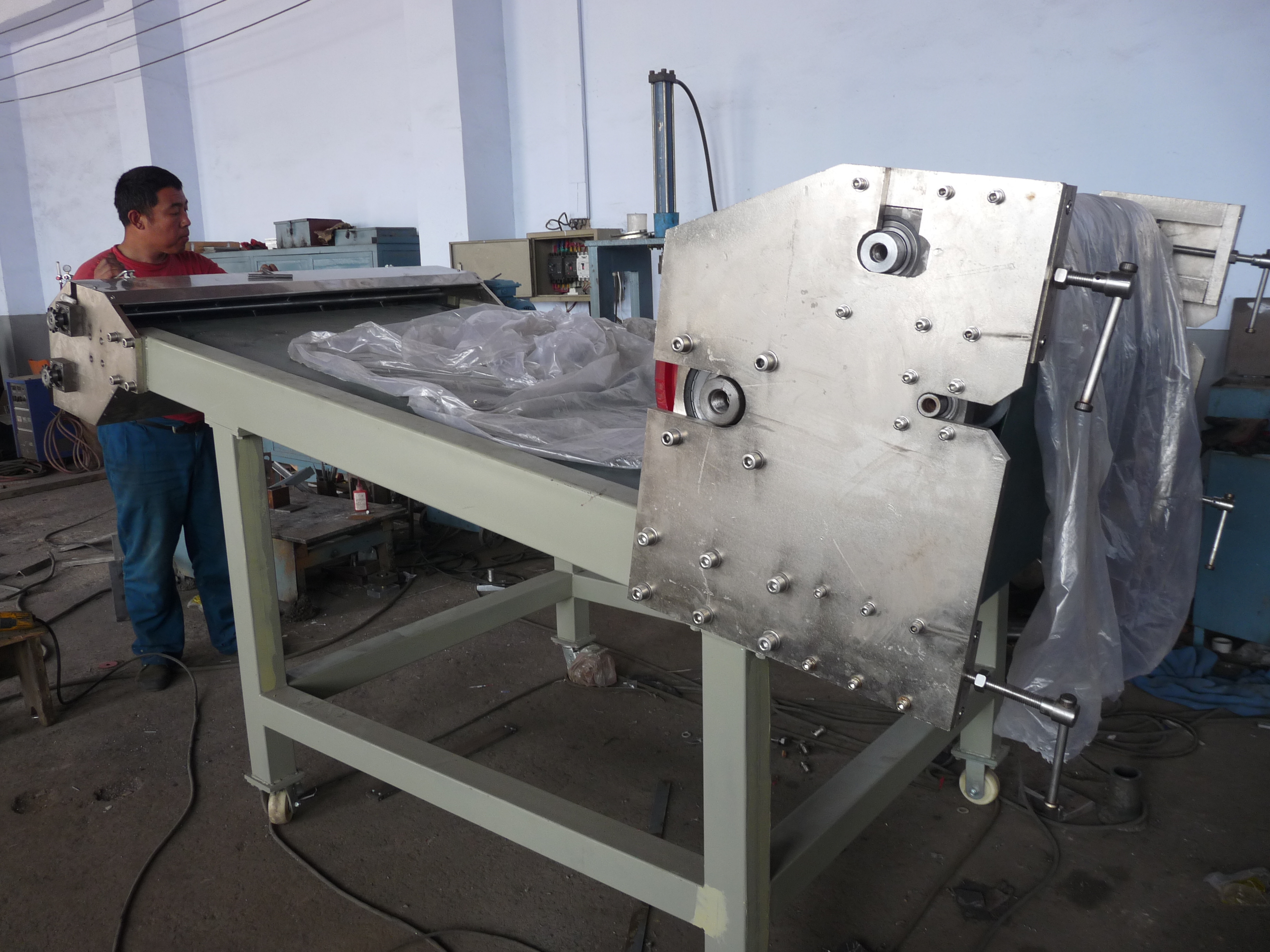 Fabrication de la courroie de refroidissement de type compact PU haute vitesse en PVC à air